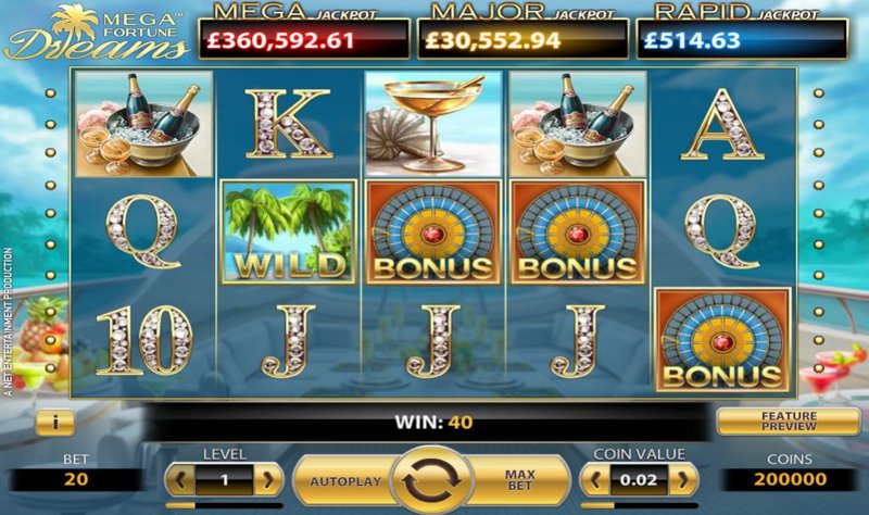 Mega Fortune Dreams Slot 